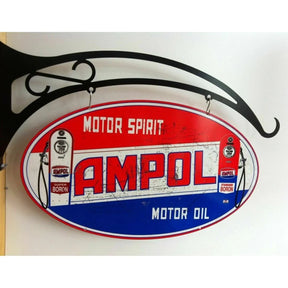 Ampol Oval Design Hanging Sign