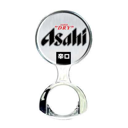 Asahi Super Dry Decal - 73 mm Chrome Decal Holder