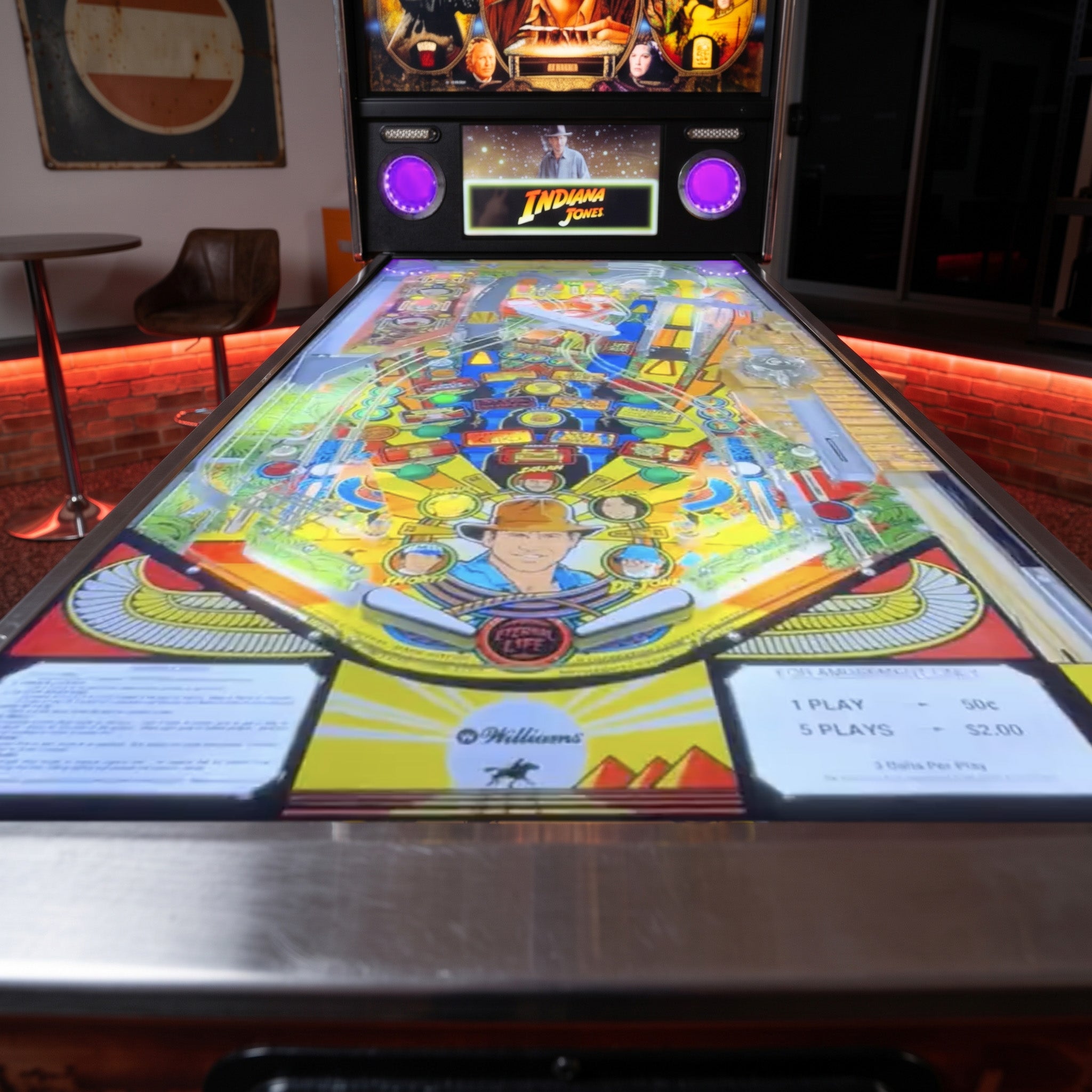 PREMIUM Indiana Jones Virtual Pinball Machine 1300+ Games