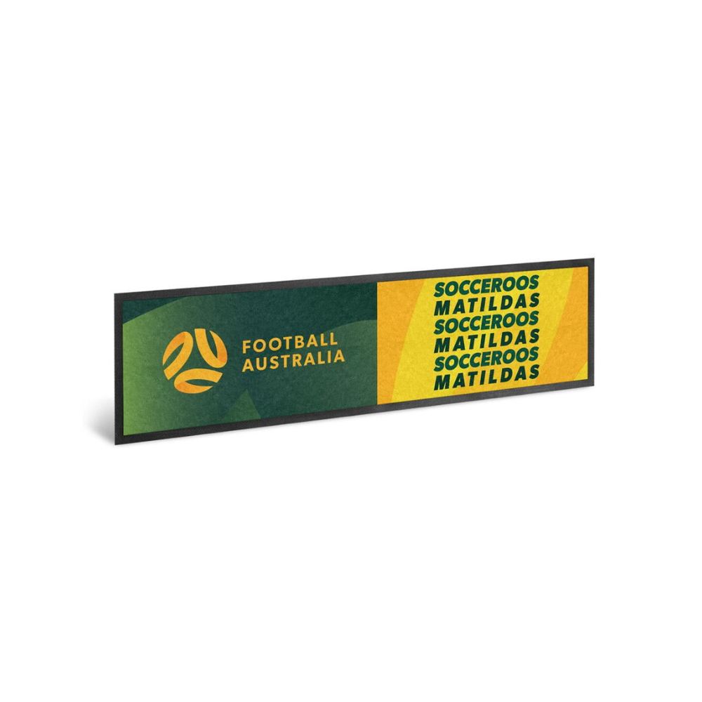 Australian Socceroos Matildas Soccer Bar Runner Bar Mat