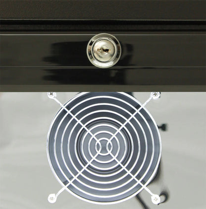 Black Commercial Glass 1 Door Bar Fridge Energy Efficient LG Compressor (ON BACKORDER FOR MID MAY)