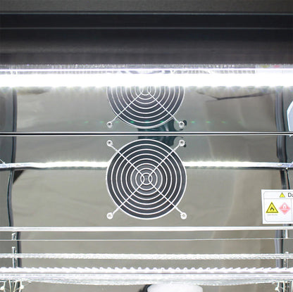 Black Commercial Glass 1 Door Bar Fridge Energy Efficient LG Compressor (ON BACKORDER FOR MID MAY)
