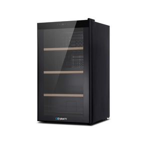 Devanti 34 Bottles Wine Cooler Compressor Chiller Beverage Fridge