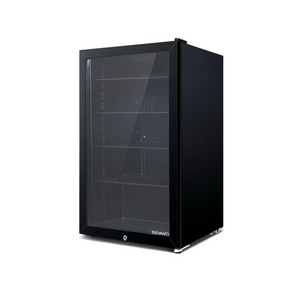 Devanti 98L Bar Fridge Glass Door Mini Freezer Fridges Countertop Beverage Commercial
