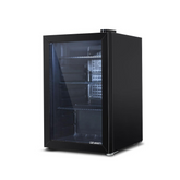 Devanti 70L Bar Fridge Glass Door Mini Countertop Freezer Fridges Bottle Cooler
