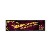Brisbane Broncos NRL Bar Mat Runner Team Logo