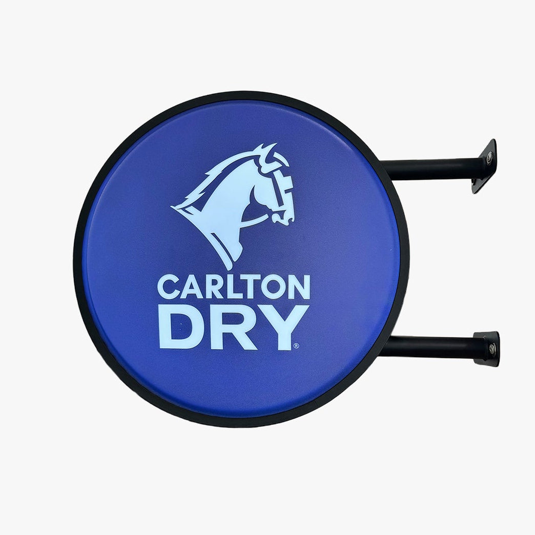 Carlton Dry Beer Bar Lighting Wall Sign Light LED