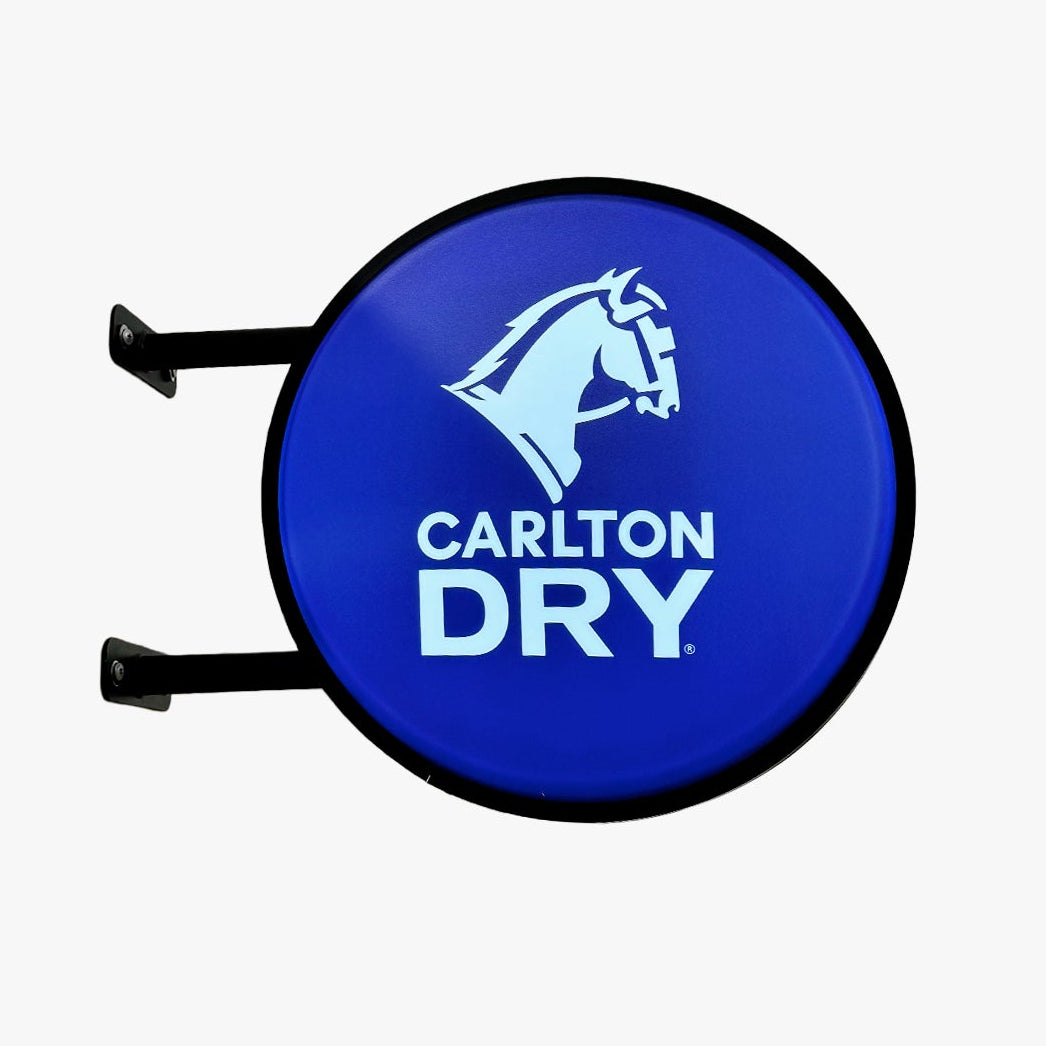 Carlton Dry Beer Bar Lighting Wall Sign Light LED