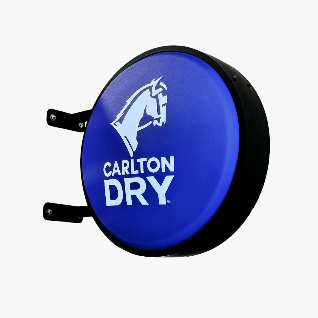 Carlton Dry Beer Bar Lighting Wall Sign Light LED