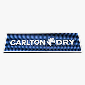 Carlton Dry Rubber Bar Mat (SHIPS IN 1 WEEK)