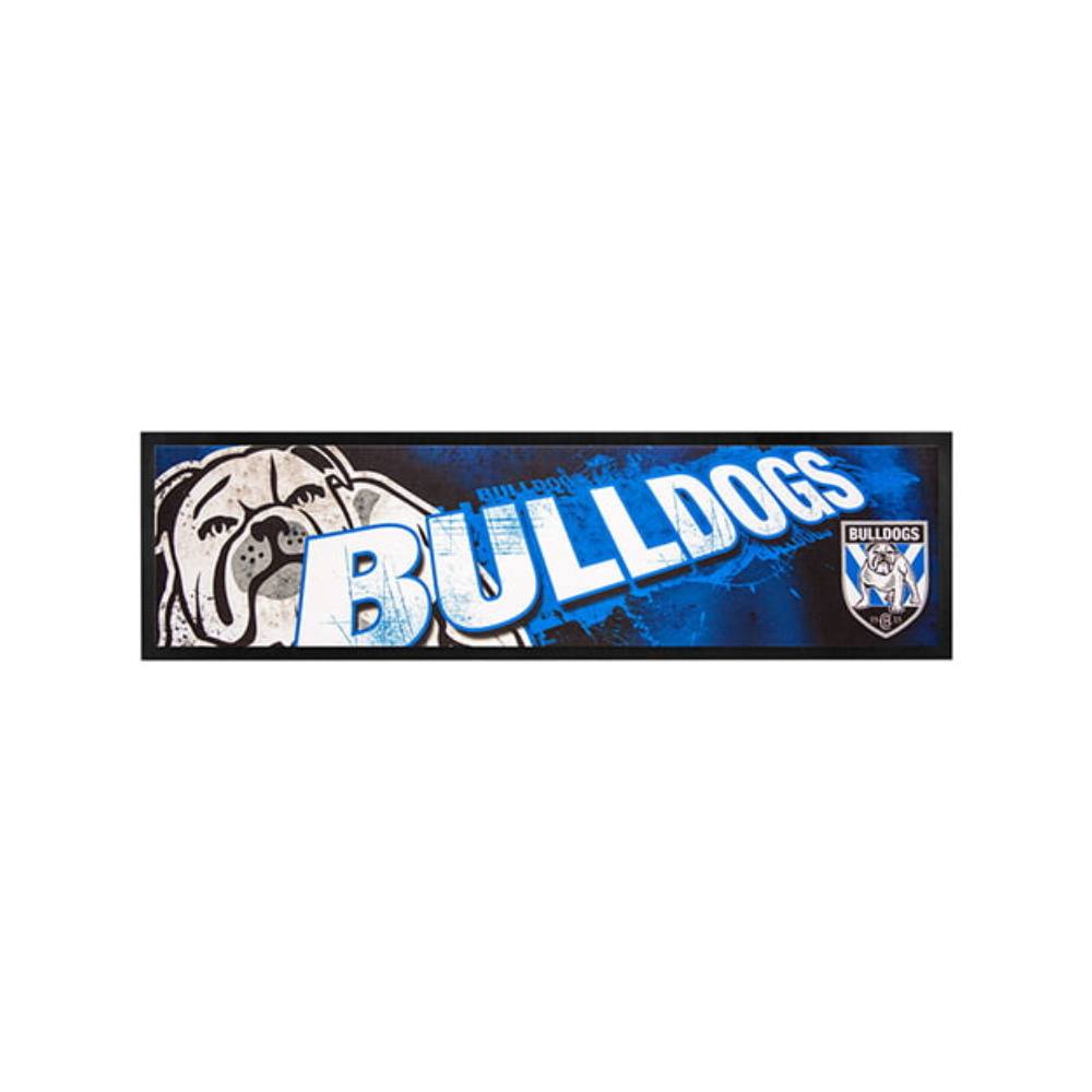 Canterbury Bulldogs NRL Bar Mat Runner Team Logo