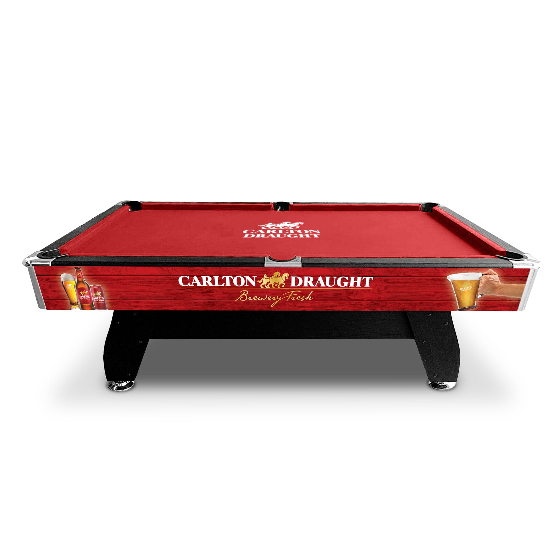 Carlton Draught 7FT MDF Pool Snooker Billiards Table