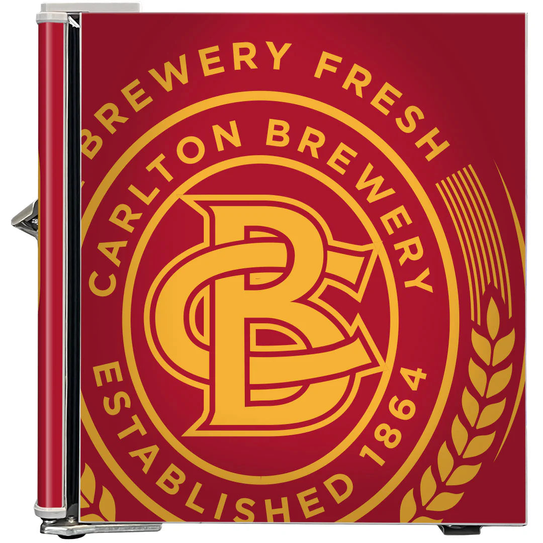 Carlton Draught Retro Mini Bar Fridge 46 Litre 1 Year Full Replacement