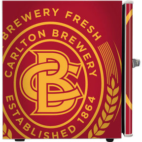 Carlton Draught Retro Mini Bar Fridge 46 Litre 1 Year Full Replacement