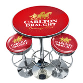 Carlton Draught Retro Bar Stool and Table Set