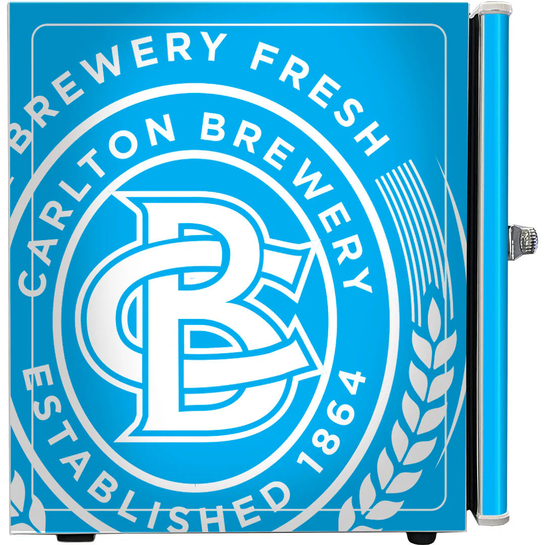 Carlton Draught 'Original' Logo Retro Mini Bar Fridge 1 Year Full Replacement