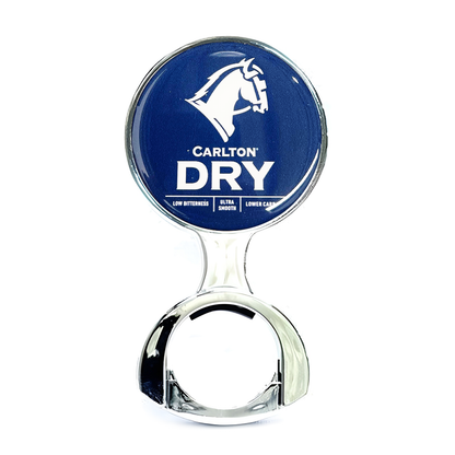 Carlton Dry - 73 mm Chrome Decal Holder
