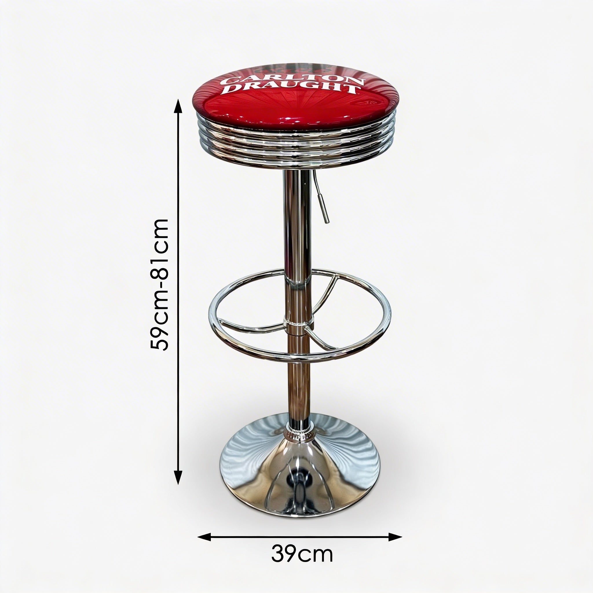 Carlton Draught Retro Bar Stool and Table Set