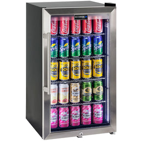 Castrol Schmick Vintage Fuel Pump Triple Glazed Alfresco Bar Fridge With LED Strip Lights - Model HUS-SC88-FP-CASTROL