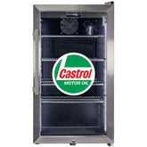 Castrol Schmick Vintage Fuel Pump Triple Glazed Alfresco Bar Fridge With LED Strip Lights - Model HUS-SC88-FP-CASTROL