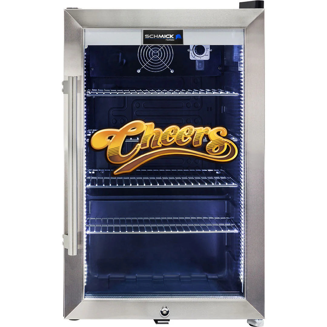 Cheers-Norm Designed Glass Door Bar Fridge 70 Litre