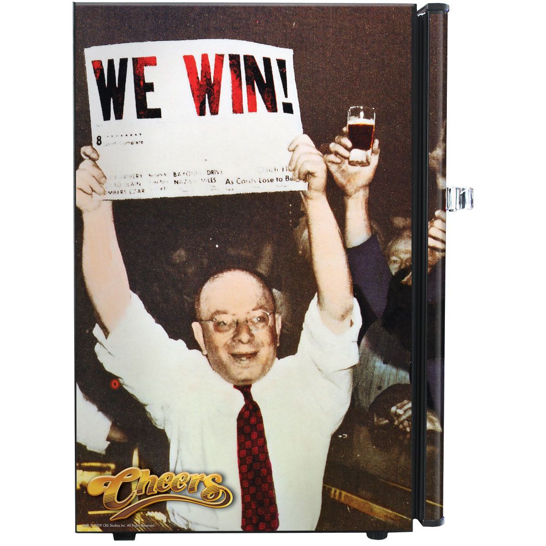 Cheers-We Win Design Retro Mini Bar Fridge 70 Litre Schmick Brand With Opener