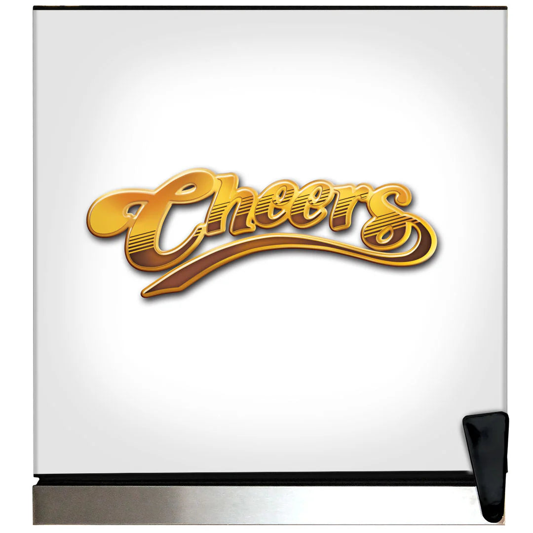 Cheers Top Hats Designed Glass Door Bar Fridge 70 Litre HUS-SC70-SS-CH-TH