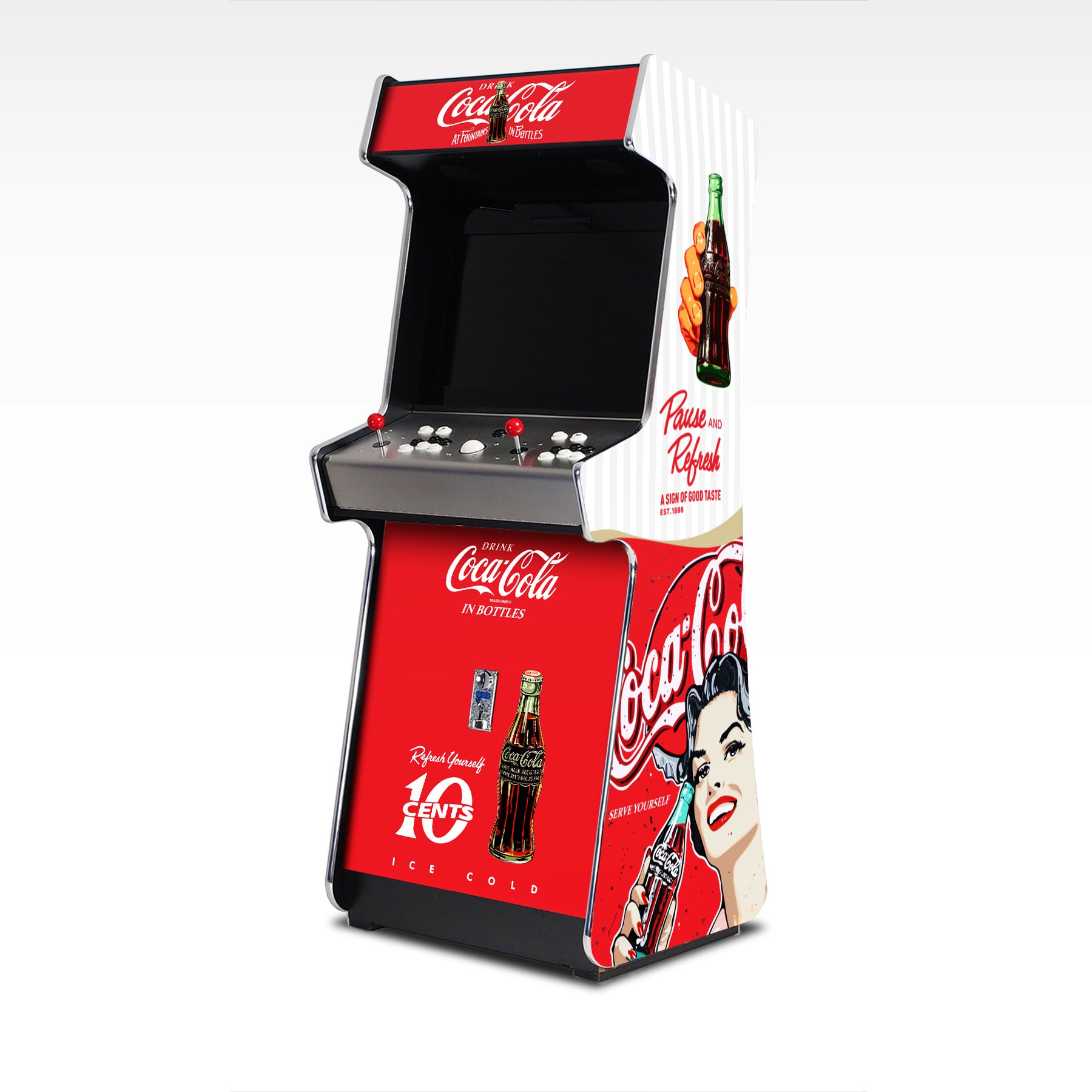 Coca-Cola Arcade Machine - Platinum