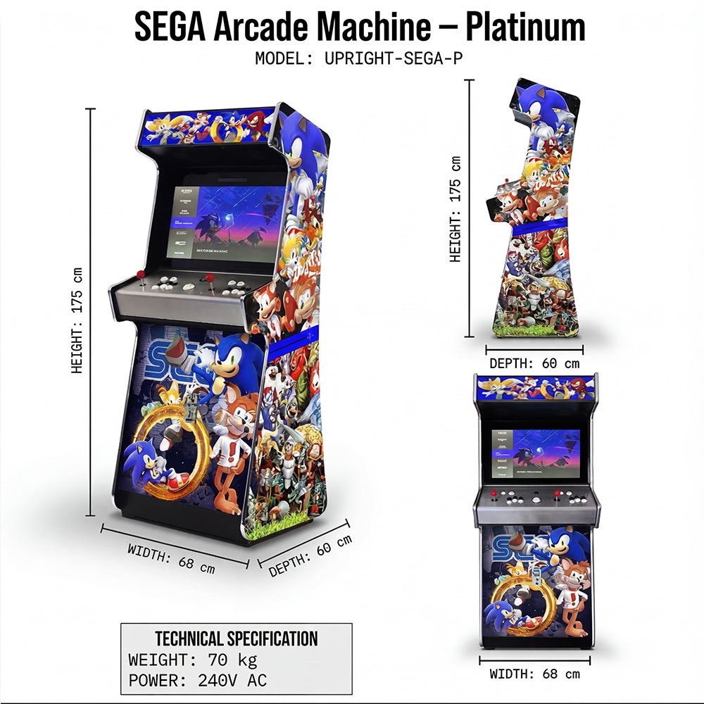 SEGA Arcade Machine - Platinum [SHIPS IN 12 WEEKS]