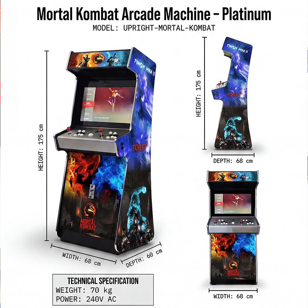 Mortal Kombat Arcade Machine - Platinum