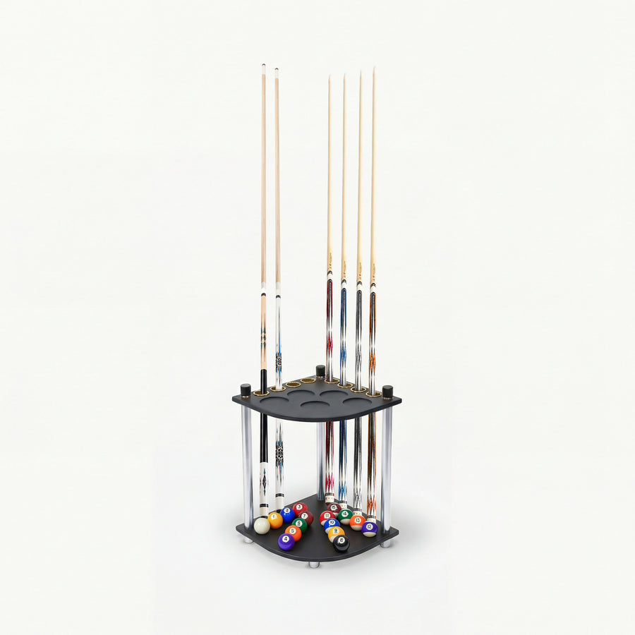 Premium Corner Cue Stand - 8 Cues