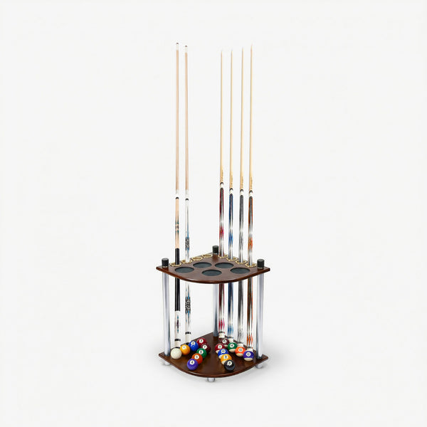 Premium Corner Cue Stand - 8 Cues
