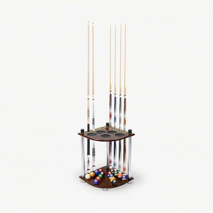 Premium Corner Cue Stand - 8 Cues