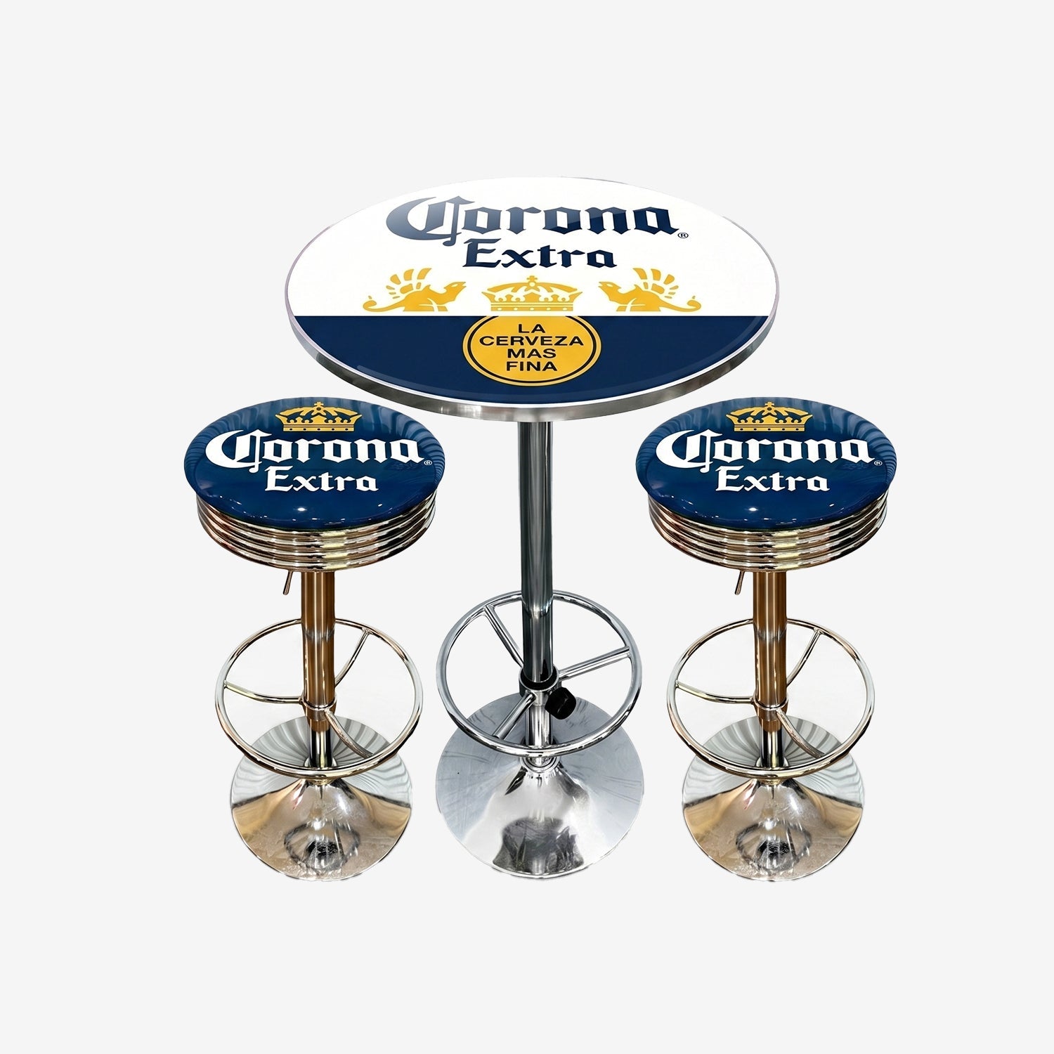 Corona Retro Bar Stool and Table Set