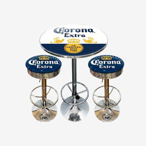 Corona Retro Bar Stool and Table Set