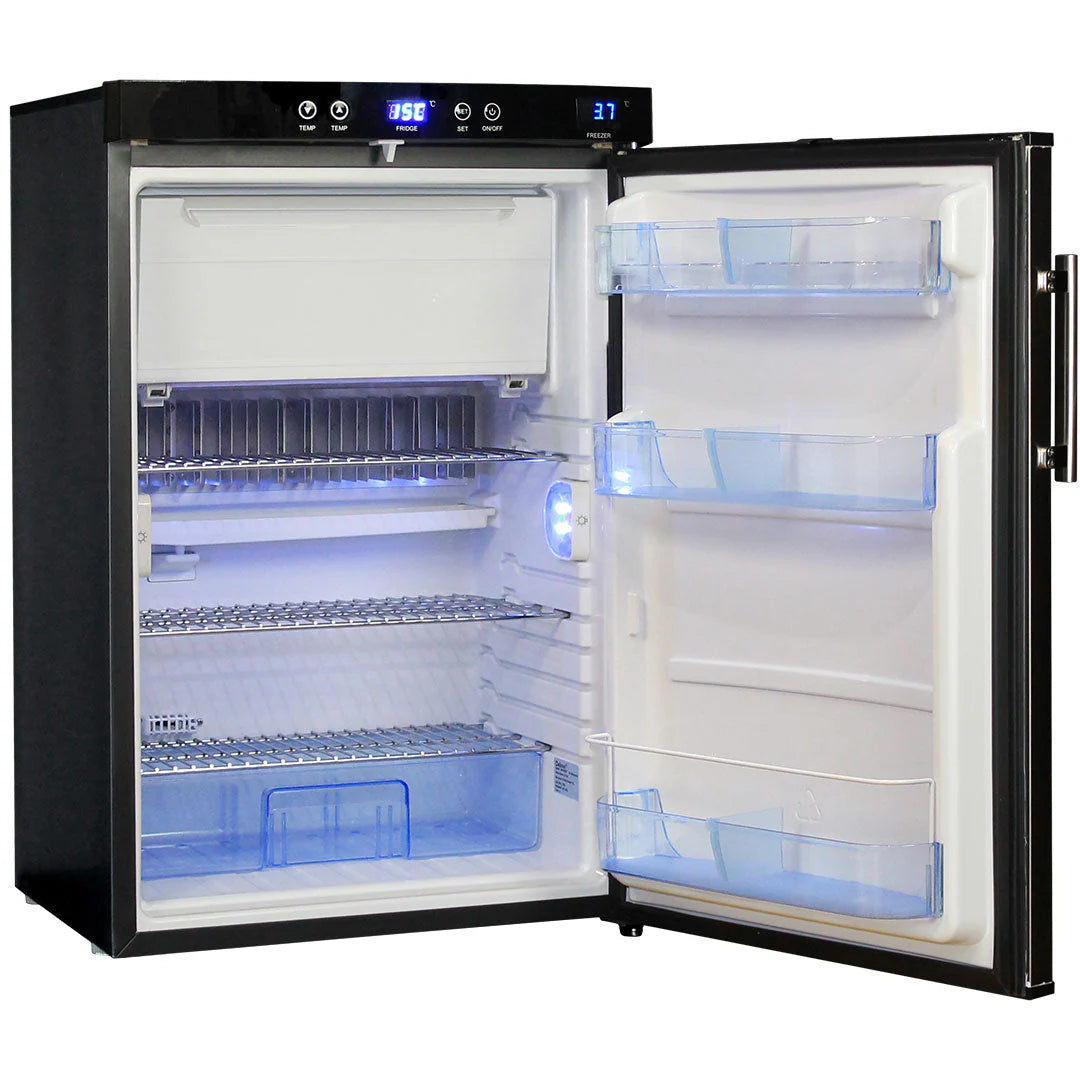 Dellcool Silent Bar Fridge With Mini Freezer - Great For Sleeping Quarters - Motels - School Residence - Nursing Homes