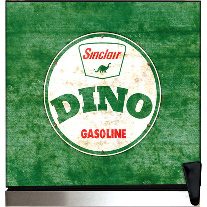 Dino Schmick Vintage Fuel Pump Triple Glazed Alfresco Bar Fridge With LED Strip Lights - Model HUS-SC88-FP-DINO
