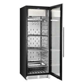 Steak Ager Meat-Maturing Fridge Large Upright Cabinet Borderless Black Glass Door / 3-Year Warranty (+199)