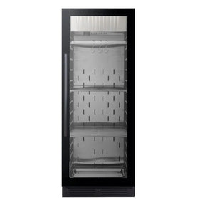 Steak Ager Meat-Maturing Fridge Large Upright Cabinet Borderless Black Glass Door / 3-Year Warranty (+199)
