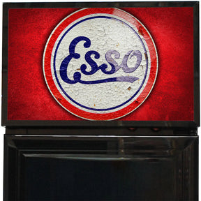 Esso - Fuel Pump Branded Skinny Upright Bar Fridge