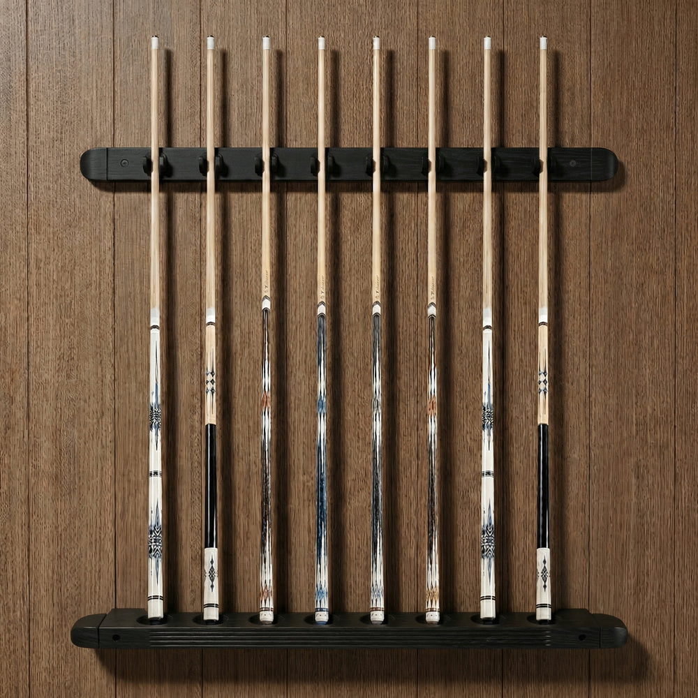 Premium Wall Mounted Cue Rack - 8 Cues – A Man & His Cave