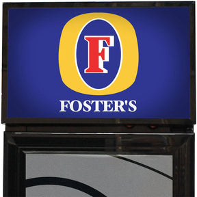 Fosters Branded Skinny Upright Bar Fridge