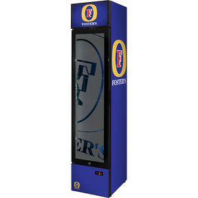 Fosters Branded Skinny Upright Bar Fridge