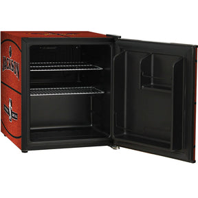 Funky Basket Ball Design Mini Bar Fridge With Handle And Opener - Add Your Name - Model HUS-BC46B-BB