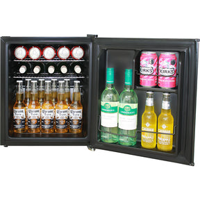 Funky Basket Ball Design Mini Bar Fridge With Handle And Opener - Add Your Name - Model HUS-BC46B-BB