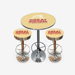 Great Northern Retro Bar Stool and Table Set