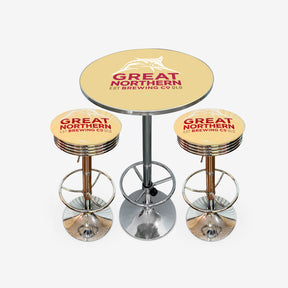 Great Northern Retro Bar Stool and Table Set