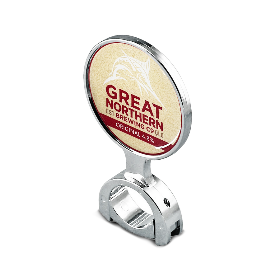 Great Northern Original - 73 mm Chrome Decal Holder