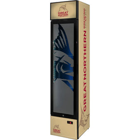 Great Northern Branded Skinny Upright Bar Fridge Add