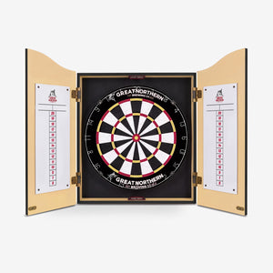 Great Northern Branded Dartboard with Cabinet